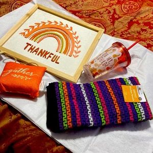 Way to Celebrate, perfect Harvest, Harvest Glitter Tumbler: Thanksgiving decor